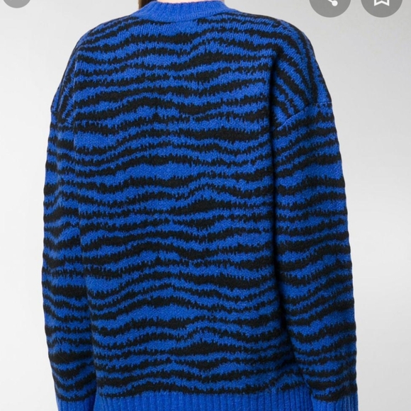 Marc Jacobs Zebra Print Knitted Sweater 